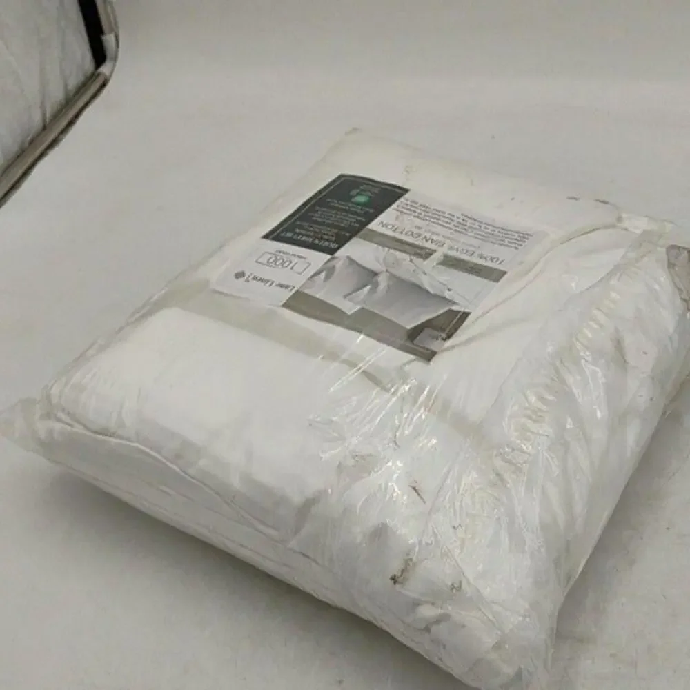Lane Linen Queen Sheet Set White 1000TC Egyptian Cotton Sateen Deep Fit Bedding